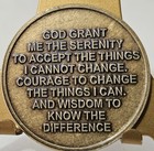 Alcoholic 1 Year Recovery - One Day At A Time - Chip Coin Token Aa Anonymous