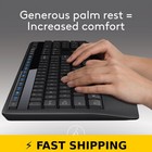 Logitech Mk345 Wireless Keyboard And Mouse Combo With Palm Rest