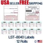 Lst-8040 Printing Scale Label 58 X 60 Mm 500 Labels Upc safe Handling 12 Rolls D