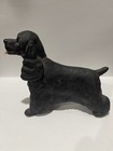 Boehm Porcelain Black Cocker Spaniel Dog From 1982