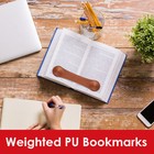 Book Weight Pu Leather Book Page Weight Magnetic Bookmarks Washable Portable