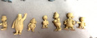 Vintage Marx Disney Television Playhouse Play Set Hard Plastic Figures Rare  x8 