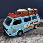 Vintage Star Toys Plastic Friction Volkswagen Vw Van Bus Surf Hawaii 