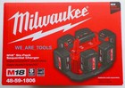 Milwaukee 48-59-1806 M18 18 Volt Six Pack Sequential Compact Size Charger