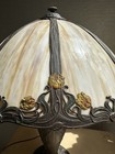 Antique Art Nouveau Slag Glass Table Lamp Shade