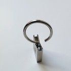 Vintage Apple Computer Keychain Silver Tone Keyring Logo Memorabilia Collectible