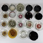 Large Lot 19 Glass Vintage Casino Nevada Las Vegas Ashtrays