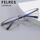 155mm Large Frame Blue Light Blocking Reading Glasses For Men Clear Lens Glasses