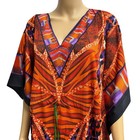 Bohemian Crepe Caftan Cover-up Hippie African Maxi Lounge Dress  17