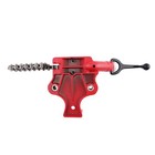 1 4 -6  Bench Pipe Vise Chain 28  Heavy Duty Clamp Cast Iron Steel Base