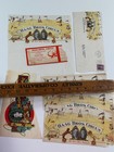 Vtg 30s Haag Bros Lot  x7  Letterhead Ticket Envelope Circus Carnival Sideshow