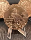 Lot Of 5 - 1 2 Oz  999 Fine Copper Round - Incuse Indian Design - Gsm