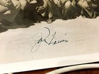 Joe Louis Autographed 8x10 Photo Taken During Wwii With African-american Troops