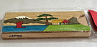 Vintage Japan Magic Disappearing Coin Trick Wooden Slide Box
