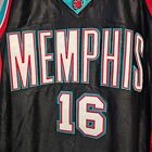 Rare Vintage Reebok Authentic Nba Memphis Grizzlies Pau Gasol 16 Jersey Men 44 L