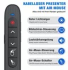 Power Point Presentation Remote Wireless Usb Ppt Presenter Laser Pointer Clicker
