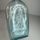 Deep Aqua Gxi-9 Pint Pikes Peak Old Rye Pittsburgh Historical Flask 1800s Hobo