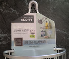 Totally Bath No-rust Aluminum Shower Caddy Luxury Satin Chrome Heavy Gauge New