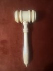 Antique Vintage 1930 s 40 s Butterscotch Bakelite 7 1 2  Gavel With Box - 100g