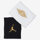 Exclusive One Of A Kind Jordan Jumpman X Wings Wristbands White   Black Air Logo