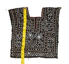 Antique Traditional Banjara Afghani Dress Neck Yoke Hand Embroidery Patch Sewing