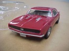 1 24 Slotcar 1 24 Scale Vintage Clear  Slot Car Body 1967 Chevy Camaro Ss