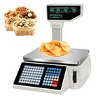 Commercial Digital Price Computing Scale 66 Lbs With Label Printer  110v      