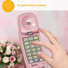 Pink Corded Trimline Princess Phone Easy Wall Mount Speed Dial Last Number Re   