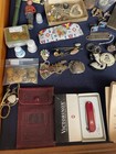 Huge  Vintage To Now Junk Drawer Lot Estate Jewelry  Toys  Knife  Books 