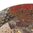 Antique Japanese Satsuma Large Bowl Meiji Period By Yasuda Co Scholars 9 75   