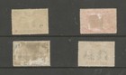 Rhodesia 1910-13 Mint Double Heads Selection Of 4 To 8d Cat   300  As Cheapest