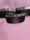  Vintage Japanese Hair  Barette Combs  3   Mid Century C 1944 