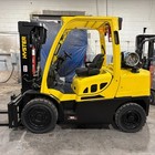 2019 Hyster H80ft 8000lb Used Pneumatic Forklift Sideshift Lp Gas 7968 Hours