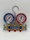 Yellow Jacket 2-valve Test Charging Manifold Gauge Set R-22 R-404a R-410a Used