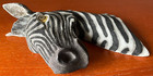 Safari Zebra Head Figurine    resin Plaques    wall Hanging Decor