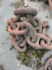 Vintage Anchor Chain 2-3 8  Diameter Stud Link Stud  14 Ft  Long  Id 903