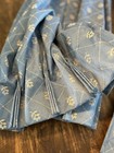 Vtg Pinch Pleated Drapes Curtains Lined 4 Blue  Panels 49    Cottage Core Kitchy