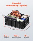 Vevor Rear Bike Basket Medium Bicycle Basket Cargo Net Rainproof Cover Liner