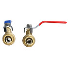 10 Pcs  1 2   Push Fit Ball Valve Hot And Cold  Lead Free Brass