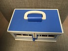 Breyer Farms Wooden Carrying Case Toy Barn Horse Stable With 6 Breyer Horses