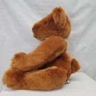 Russ Berrie Bromley 10  Minky Plush Brown Bear W Checkered Bow