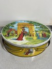 Vintage Oval Tin With Handles   Old New York Biscuit Tin