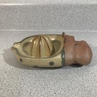 Vintage Hippo Hippopotamus Reamer Juicer Pottery Japan Citrus Orange Lemon Rare