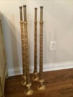 4 Rare Vintage Sherle Wagner   Dore Bronze Tapered And Fluted Sink Legs