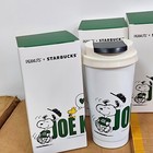 Starbucks 2025 White Puppy Stainless Steel Mug 16oz Coffee Mug Memorial Day Gift