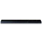 N19p Nero Marquina Black Marble Beveled Pencil Edging Trim Molding Polished