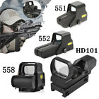 Tactical Red Green Dot Holographic Sight 551 552 553 558 Hunt Rifle Scope Sight