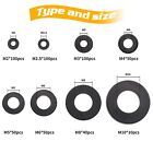 500pcs Nylon Flat Washer Assortment Set Washers Metric Sealing Spacer Gasket Rin