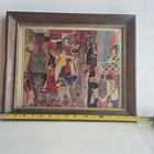 Vtg Framed Air India Ticket Holder Folder M f  Husain Art Indian 1960s Rare 
