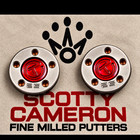 Scotty Cameron Circle T Putter Weights 25g  50g Total  For Tour Use Only Red